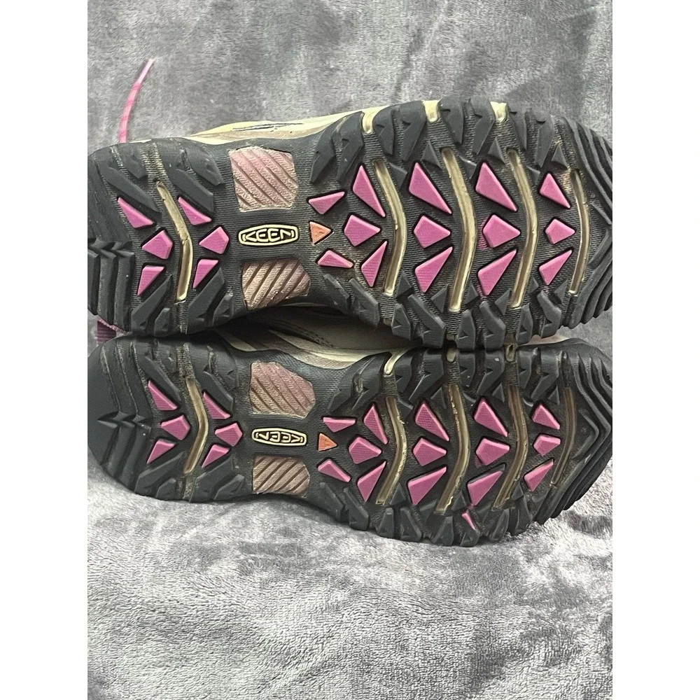Keen Women Boots Targhee III Mid Waterproof Hiking  Weiss/Boysenberry  Sz 6 Gorp